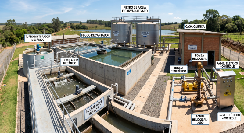 Estação de Tratamento de Água (ETE)